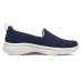 Skechers Go Walk Arch Fit Cushioning Wear Resistant Low Top Casual Shoes Women's Blue Purple Marine Blue/Lavender, 37