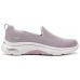 Skechers WOMEN'S GO WALK Anti-Slip Wear-Resistant Low-Top Casual Shoes Women's Pale Dogwood Pale Dogwood, 35