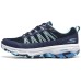 Skechers Go Run Trail Altitude Anti-Slip Wear-Resistant Low-Top Outdoor Shoes Women's Marine Blue Light Green Marine Blue Light Green, 37