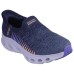 Skechers Slip Ins Anti-Slip Wear-Resistant Low-Top Casual Shoes Women's Blue Marine Blue/Multicolor, 35