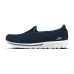 Skechers Go Walk Classic Durable Breathable Low-Top Casual Shoes Women's Navy/White Бело-синий, 38.5