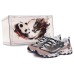 Skechers D'LITES 1.0 Angel Inn Lightweight Height Increasing Low-Top Chunky Sneakers Women's Gray Pink Серый, 36