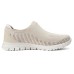 Skechers Cushioned Slip-Resistant Low-Top Casual Shoes Women's Natural natural/multicolor, 37