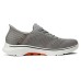 Skechers Slip Ins Slip-Ins Technology Anti-Slip And Wear-Resistant Lightweight Low-Top Casual Shoes Men's Gray Orange Gray Orange, 39.5