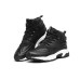 Skechers DLITES Cushioning Anti-Slip And Wear-Resistant High-Top Chunky Sneakers Men's Black 41.5