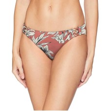 ROXY 168282 Women's Printed Softly Love Full Bikini Swimsuit Bottom Size S