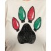 Plus Size Paw Lights Graphic Pullover T-shirt бежевый/хаки, 4X