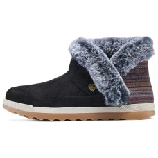 Skechers Bob's Wear-Resistant Slip-Resistant Short Snow Boots Women's Black Черный, 39