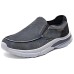 Skechers Solvano Slip Resistant Quick Dry Support Low Top Casual Shoes Men's Black Черный, 42