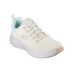 Skechers Sport Cushioned Wear-Resistant Full-Coverage Breathable Lightweight Low-Top Casual Shoes Women's Beige Blue natural/multicolor, 36