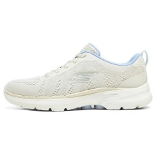 Skechers GoWalk 6 'White Blue' Women's 35.5