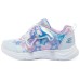 Skechers Girls Cushioning Wear-Resistant Kids Lifestyle Shoes Light Blue Lavender Teenagers Light blue/lavender, 34