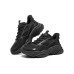 Skechers Cushioning Anti-Slip And Wear-Resistant Low-Top Chunky Sneakers Women's Black Черный, 36