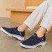 Skechers GO WALK 7 Cushioning Breathable Lightweight Low-Top Casual Shoes Men's Marine Blue Синий, 39.5