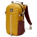 Skechers Fabric Outdoor Hiking Bag Backpacks Regular Unisex Gold & Chili Red Gold with Spicy Pepper Red