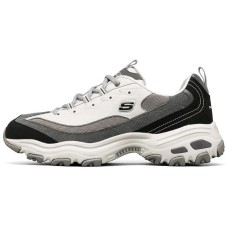 Skechers D'Lites 1.0 Low Top Running Shoes Black/Grey Black Gray, 39.5