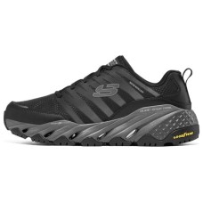 Skechers Glide Step Trail Cushioning Anti-Slip And Wear-Resistant Low-Top Sports Casual Shoes Men's Black Gray Color 41.5