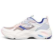 Skechers Stamina Airy Low Top Running Shoes White/Multi Women's 35