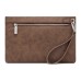 MashaLanti PU Shoulder Bag Envelope Bag Clutch Regular Men's Coffee Коричневый, Shopping Bag