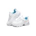Skechers D'LITES Series 1.0 Anti-Slip Wear-Resistant Breathable Lightweight Sports Casual Shoes White Kids' 27.5