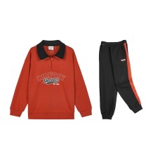 Skechers Kids Casual Sportswear Set (Fire Storm Red), 130