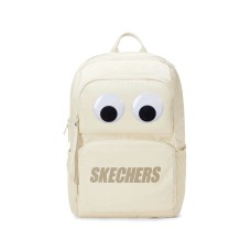 Skechers Fabric Big Eyes Backpack Regular Unisex Light Sand Yellow, Large Eyes Stickers Packaged Individually Light Sand Yellow