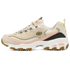 Skechers D'LITES 1.0 Cushioning Anti-Slip And Wear-Resistant Lightweight Support Low-Top Casual Shoes Women's Coral 35