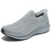 Skechers MEN'S GO Anti-Slip Wear-Resistant Low-Top Casual Shoes Men's Gray Серый, 43