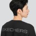 Skechers T Shirt Men's Carbon Black сажа, XL