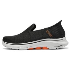 Skechers GO WALK 7 Breathable Lightweight Low-Top Casual Shoes Men's Black Черный, 43.5