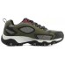 Skechers Casual Shoes Men Low-Top Olive Green 41.5