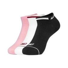 Skechers Ankle Socks Unisex 3 Pack 3 Pack (Strawberry Cream/White Black/032X), M