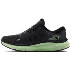 Skechers Durable Breathable Lightweight Low-Top Running Shoes Men's Black Cyan black cyan, 42