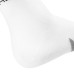 Skechers Colorful Ankle Socks Unisex 1 Pack Bright White 1 Pack (Bright White), M