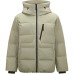 Skechers Mountain And Wild Outdoor Series Down Jacket Unisex Silver Sage Beige Silver sage beige, S