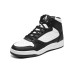 Skechers Anti-Slip Wear-Resistant Mid-Top Casual Shoes Men's Black White Черно-белый, 42