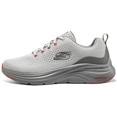Skechers Vapor Foam Cloud Trace Anti-Slip Wear-Resistant Low-Top Casual Shoes Men's Gray Orange серый красный, 41