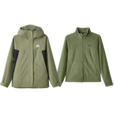 Skechers Jackets Coats Women's Khaki Green Зеленый, M