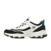 Skechers I Conik Anti Slip Wear Resistant Low Top Chunky Sneakers Men's White Black Черно-белый, 40
