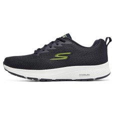 Skechers Go Run Consistent Cushioning Anti-Slip And Wear-Resistant Low-Top Running Shoes Men's Black Green 43.5