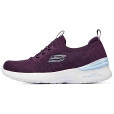 Skechers Sport Cushioning, Wear Resistant Low Top Casual Shoes Women's Dark Purple Фиолетовый, 39.5