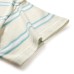 Skechers Colorful Polo Shirt Men's Cream White With Light Green Stripes Cream White with Light Green Stripes/03EZ, L
