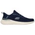 Skechers Slip Ins Anti Slip Wear Resistant Low Top Casual Shoes Men's Marine Blue Marine Blue/Green, 41