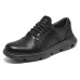 Skechers GARZA Anti-Slip Wear-Resistant Low-Top Casual Shoes Men's Black Черный, 41.5