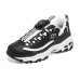 Skechers Girls Anti-Kick Cushioning Kids Lifestyle Shoes Black White Teenagers Черно-белый, 27.5