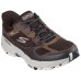 Skechers GO RUN Slip-Resistant Low-Top Running Shoes Men's Brown Brown/White Black, 42