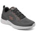 Skechers Skech Air Dynamight Cushioning Wear Resistant Low Top Casual Shoes Men's Charcoal Gray Серый, 41