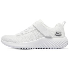 Skechers Girls Cushioning, Wear Resistant Low Top Kids' Running Shoes White Kids' Белый, 27.5