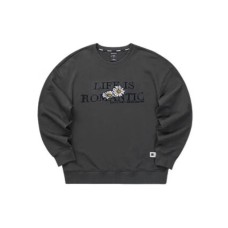 Skechers Skechers X Romantic Crown Co-branded Series Sweatshirt Unisex Oyster Black 02KY/Oyster Black, L