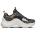 Skechers Sierra Cushioned Anti-Slip And Wear-Resistant Lightweight Low-Top Chunky Sneakers Women's Black Brown 37